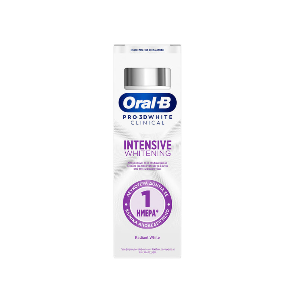 Oral-B Pro 3D White Clinical Intensive Whitening Toothpaste 75ml
